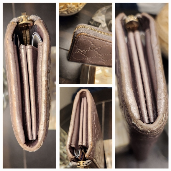 GUCCI GG Leather Zip Wallet in Lavender 2956710959 - Picture 14 of 15